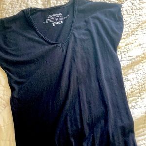 Long maxi 100 💯 percent cotton black maxi dress size small